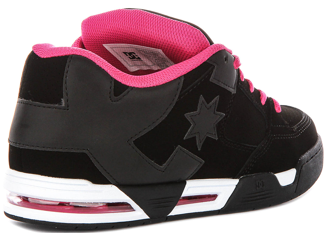 Dc Shoes Dc Command In Black Pink For Women