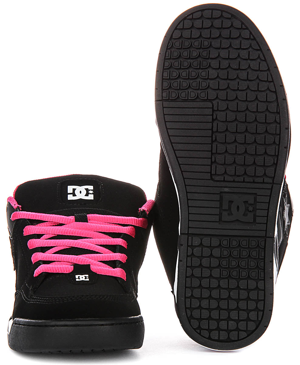 Dc Shoes Dc Command In Black Pink For Women