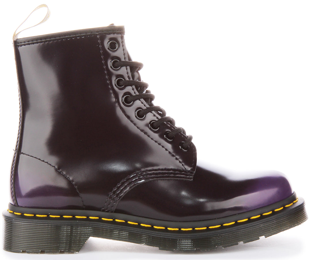 Dr Martens 1460 Vegan In Black Purple