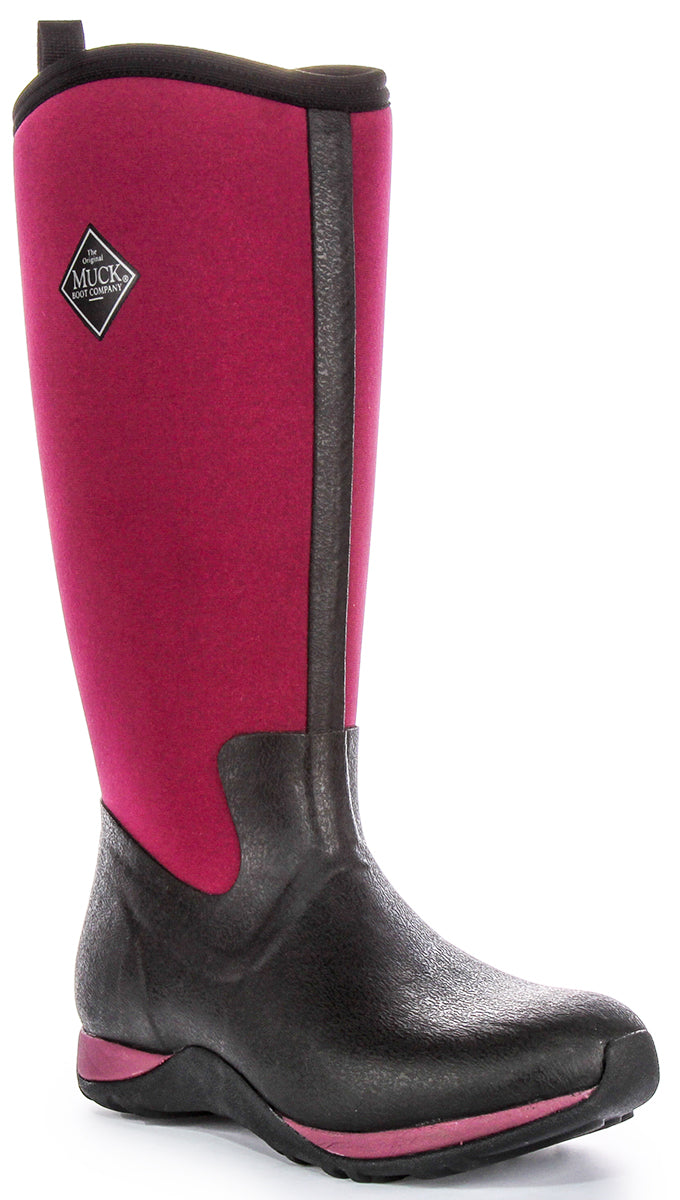 Muck W Artic Adventure In Black Purple For Women