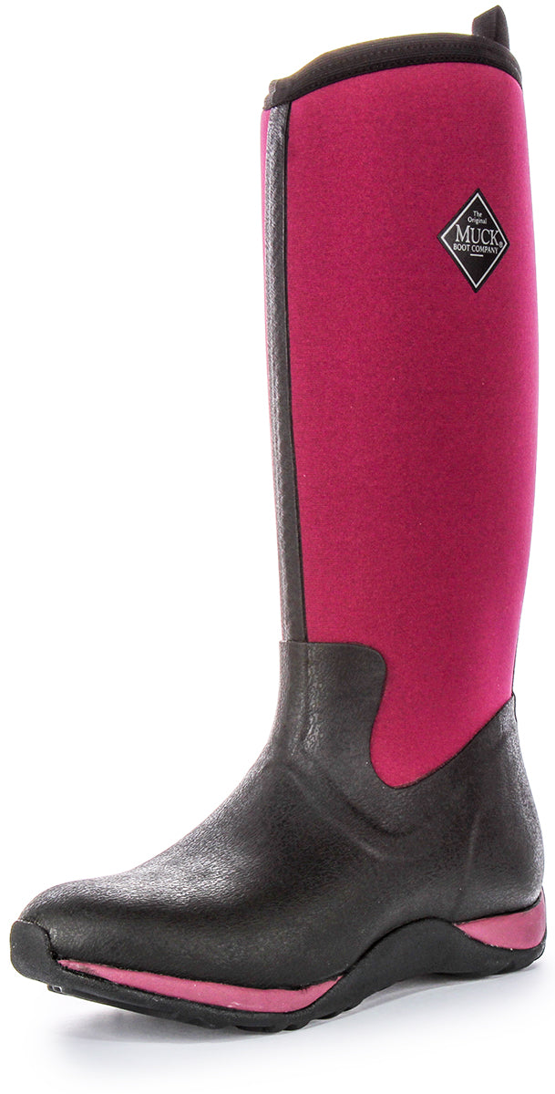 Muck W Artic Adventure In Black Purple For Women