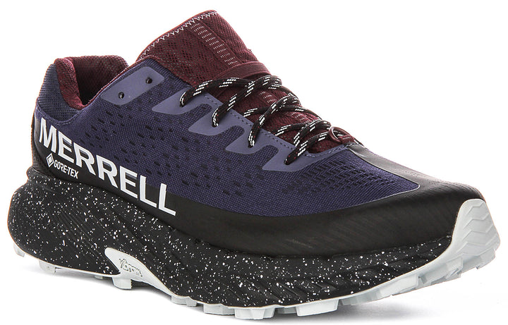Merrell Agility Peak 5G In Black Purple For Men