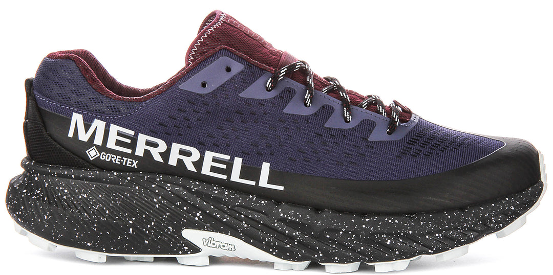 Merrell Agility Peak 5G In Black Purple For Men
