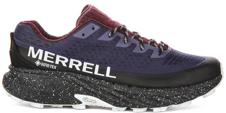Merrell Agility Peak 5G In Black Purple For Men