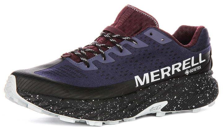 Merrell Agility Peak 5G In Black Purple For Men