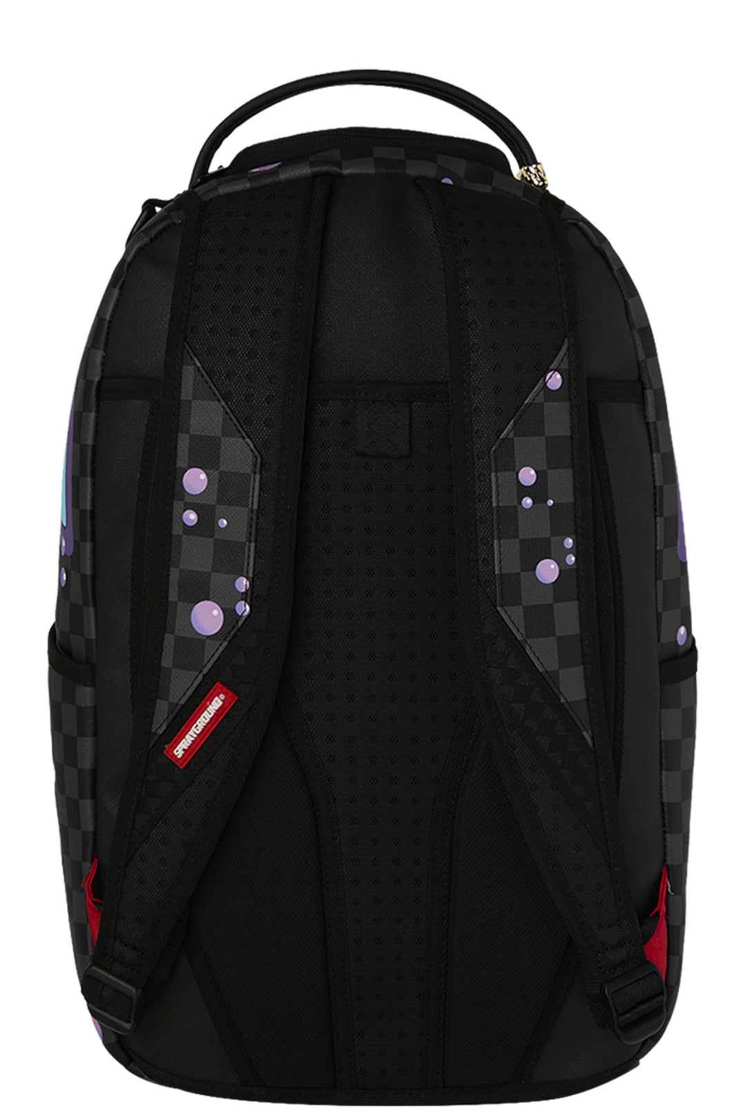 Sprayground Purple Slime Shark Backpack In Black Purple