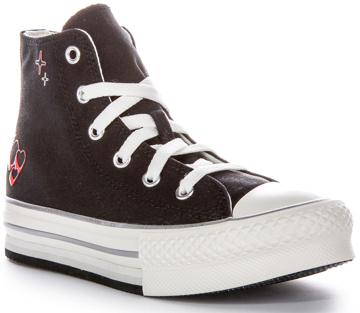 Converse All Star Eva A09121C In Black Y2K Red For Junior