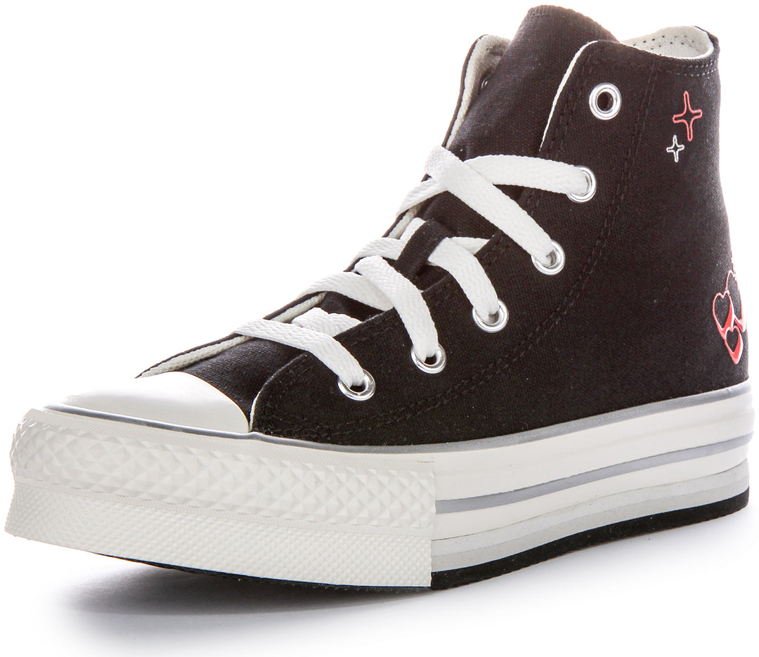 Converse All Star Eva A09121C In Black Y2K Red For Junior