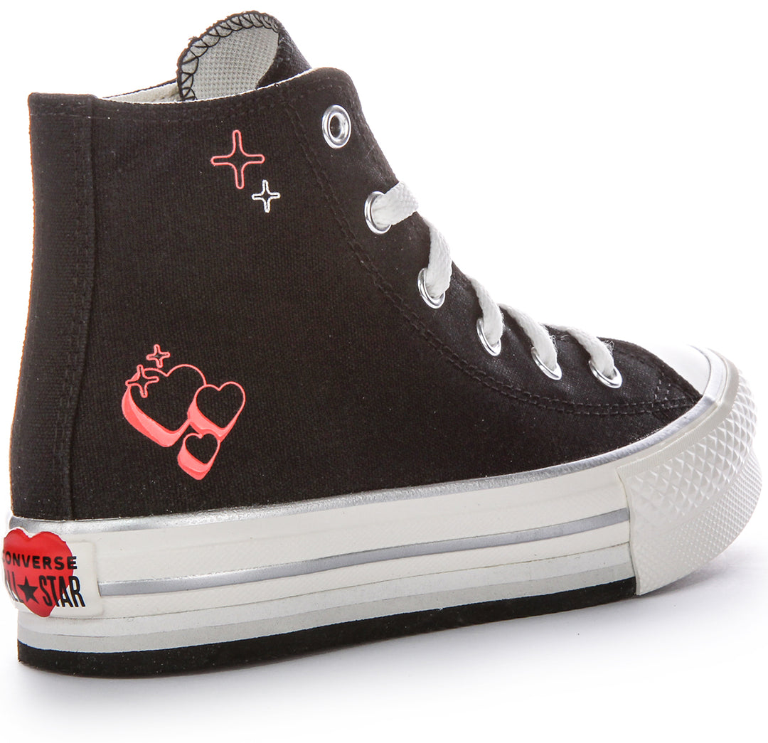 Converse All Star Kids Palftorm Y2K A09122C In Black Red For Kids