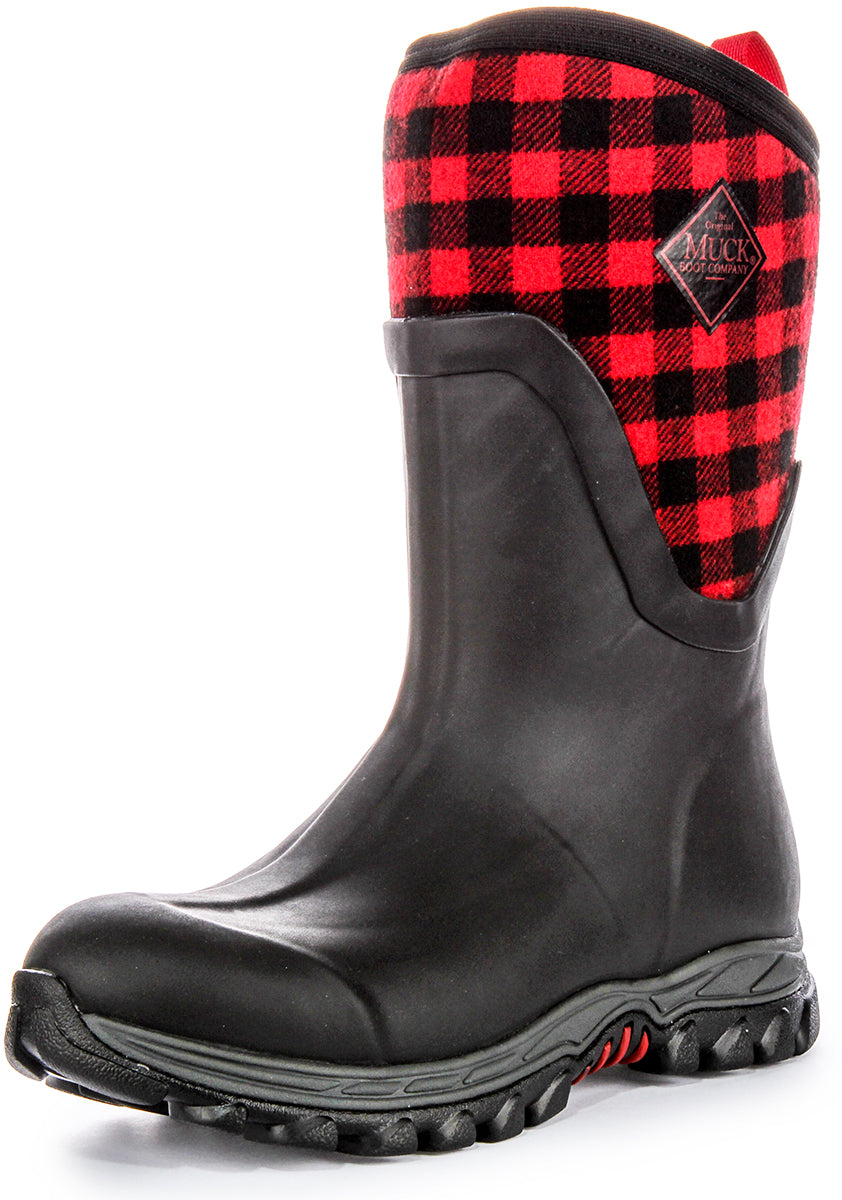 Muck W Arctic Sport Mid2 In Black Red For Women