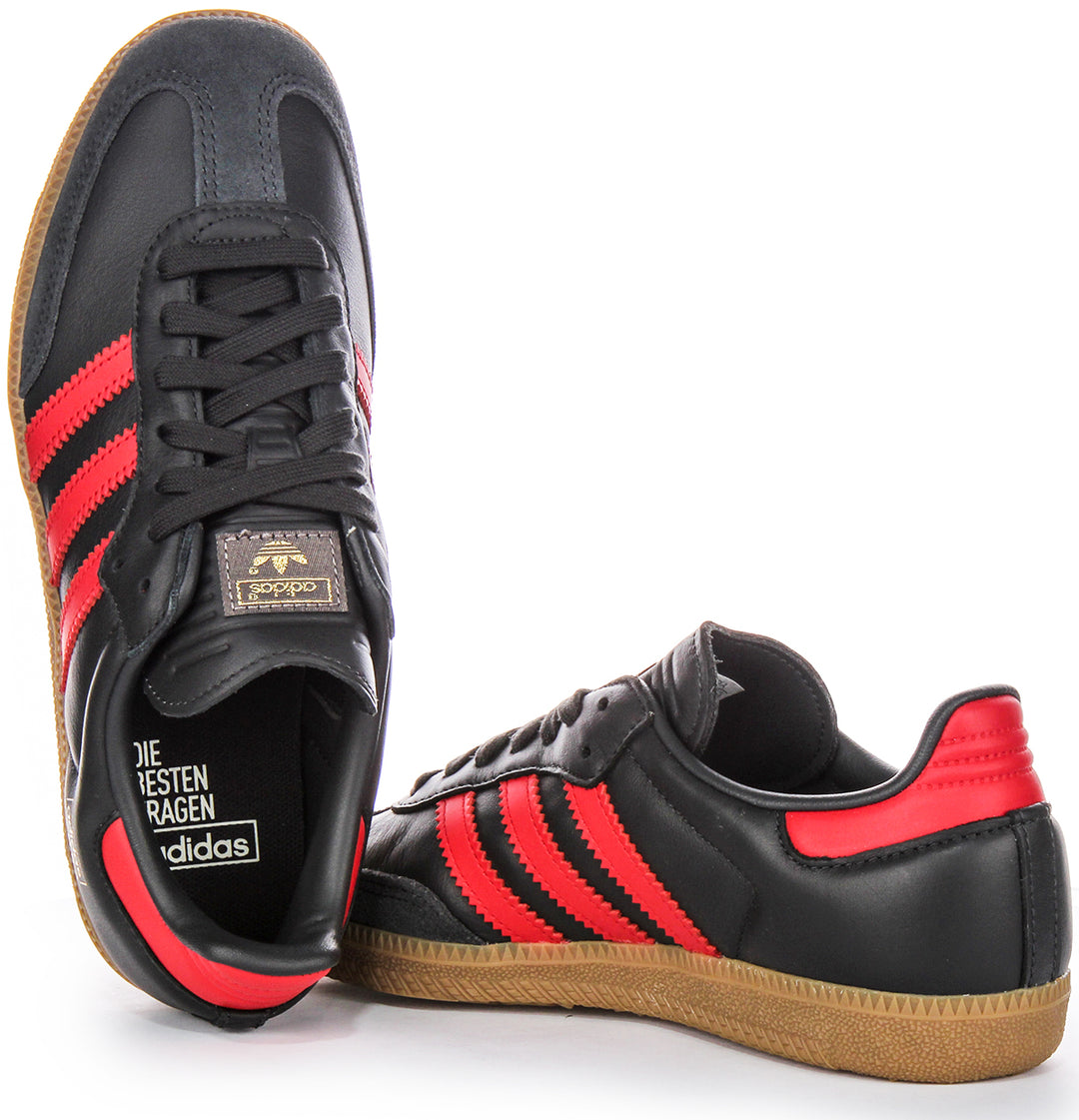adidas Samba OG, Carbon / Better Scarlet / Gum adidas Samba OG, Carbon / Better Scarlet / Gum