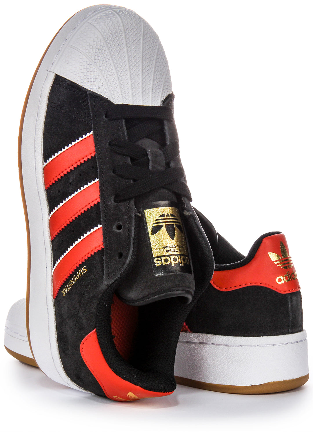 Adidas Superstar XLG In Black Red