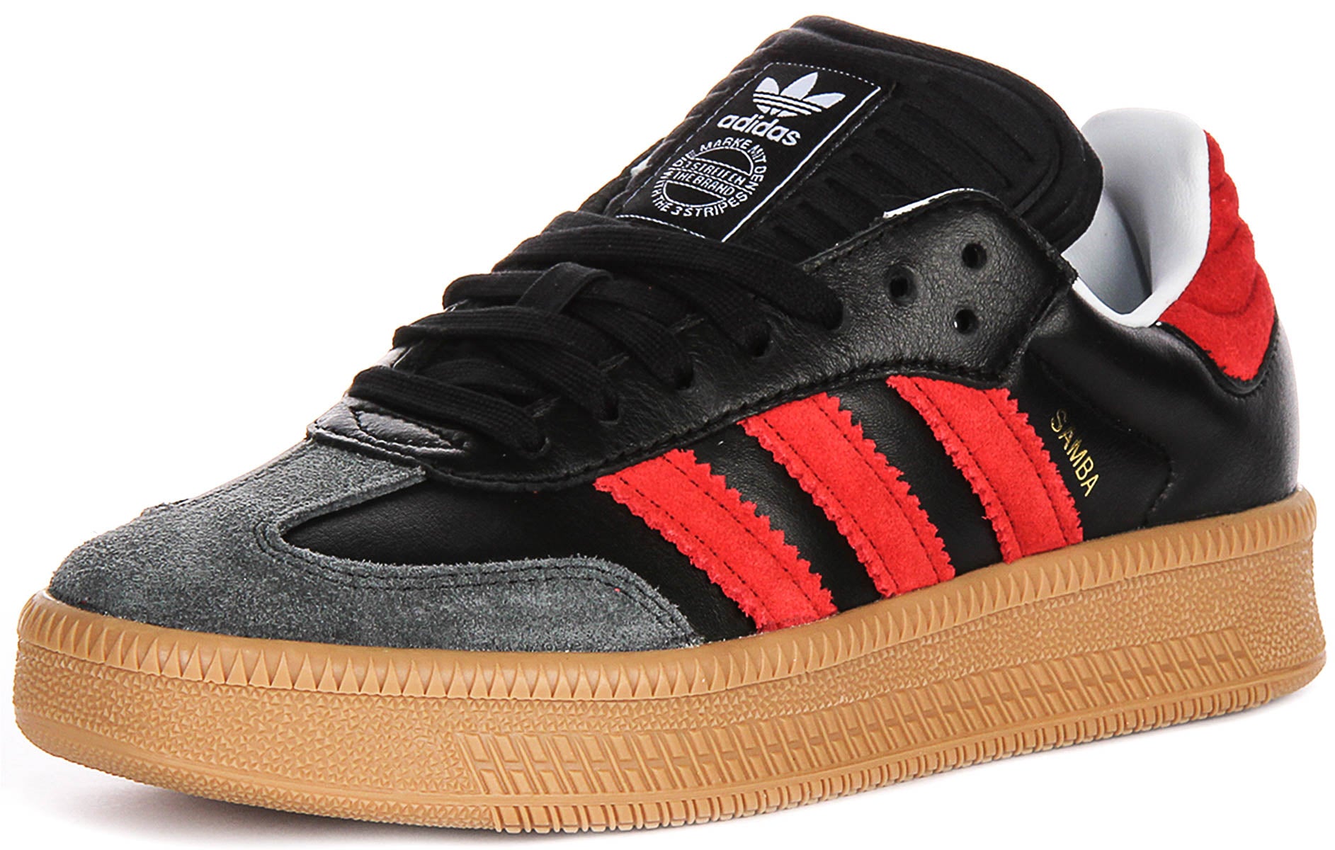 Adidas black and red sneakers online