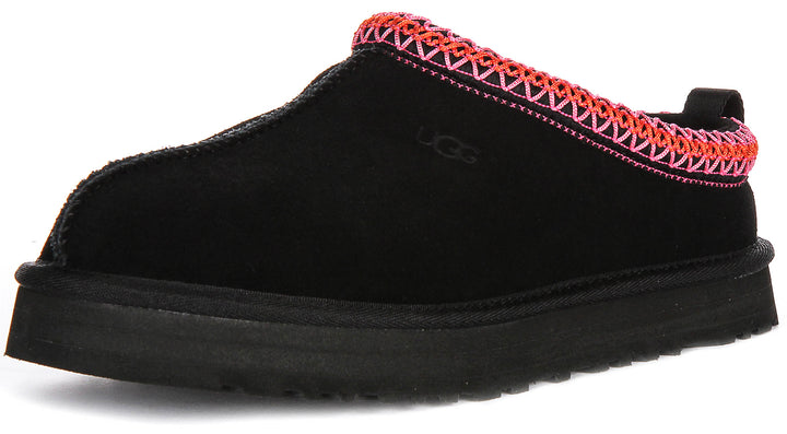 Ugg Australia K Tazz In Black Red For Junior