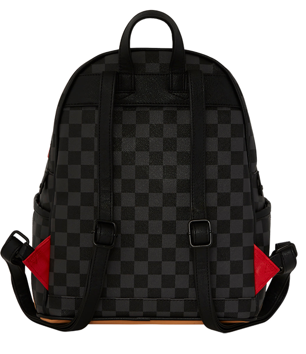 louis vuitton black and red backpack Sprayground Evil Genius Savage Backpack