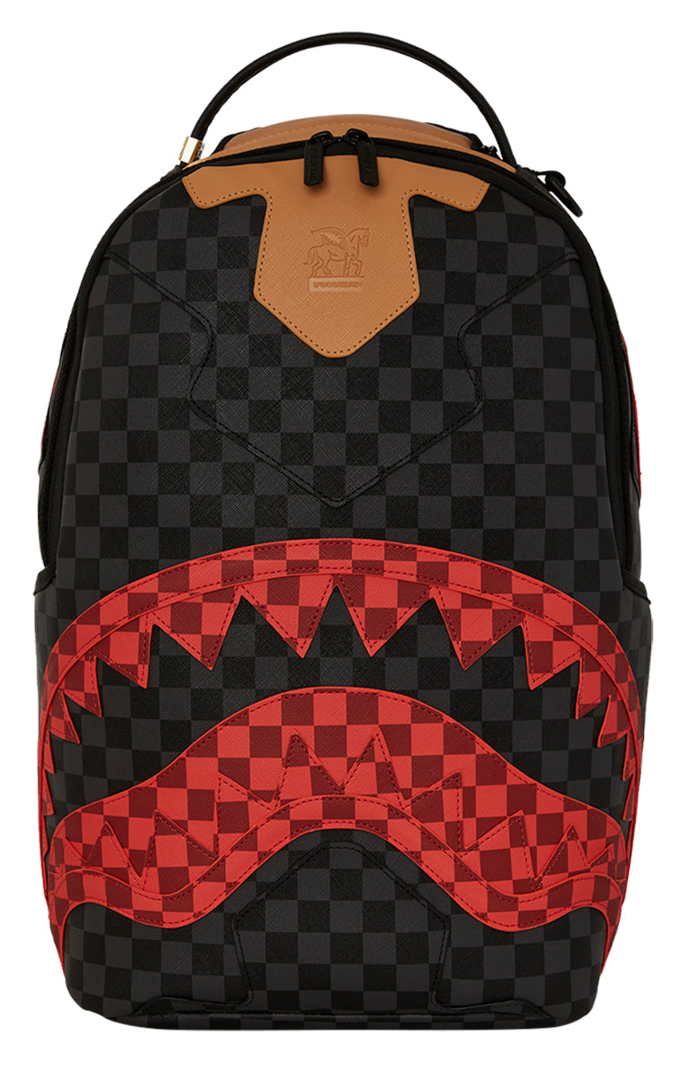 Sprayground Evil Genius Backpack In Black Red