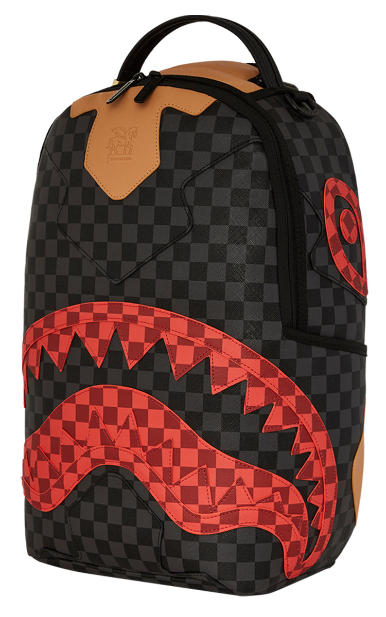 Sprayground Evil Genius Backpack In Black Red