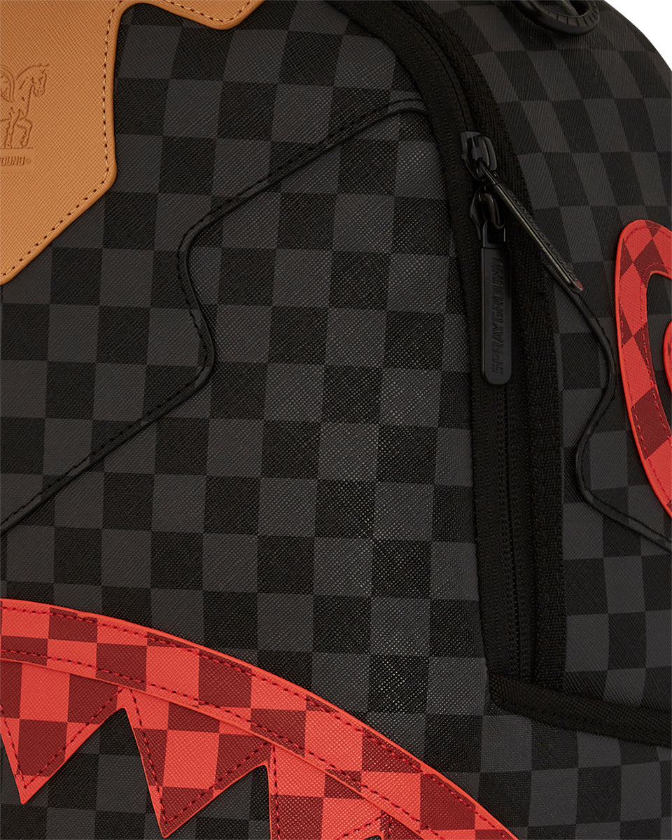 Sprayground Evil Genius Backpack In Black Red