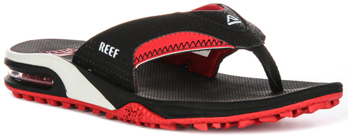 Reef Fanning Pregame In Black Red For Men