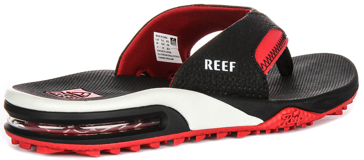 Reef Fanning Pregame In Black Red For Men
