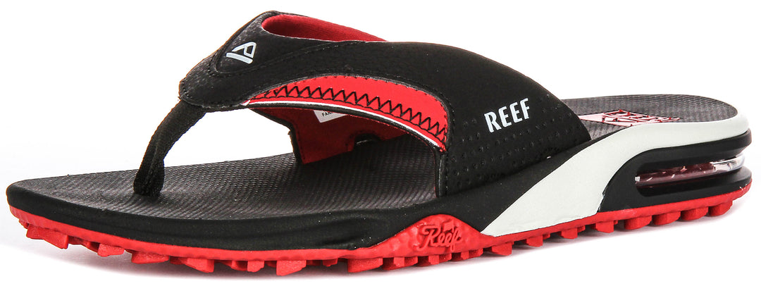 Reef Fanning Pregame In Black Red For Men