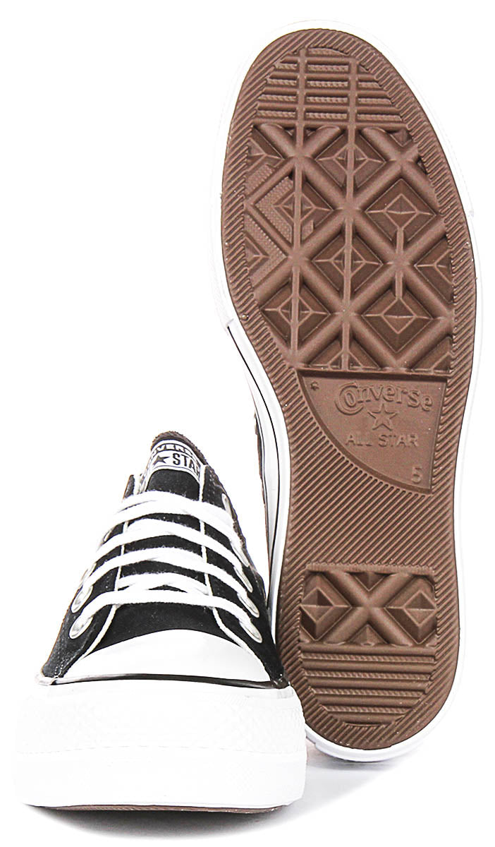 Converse All Star Lift A14935C In Black Red Strawberry Print