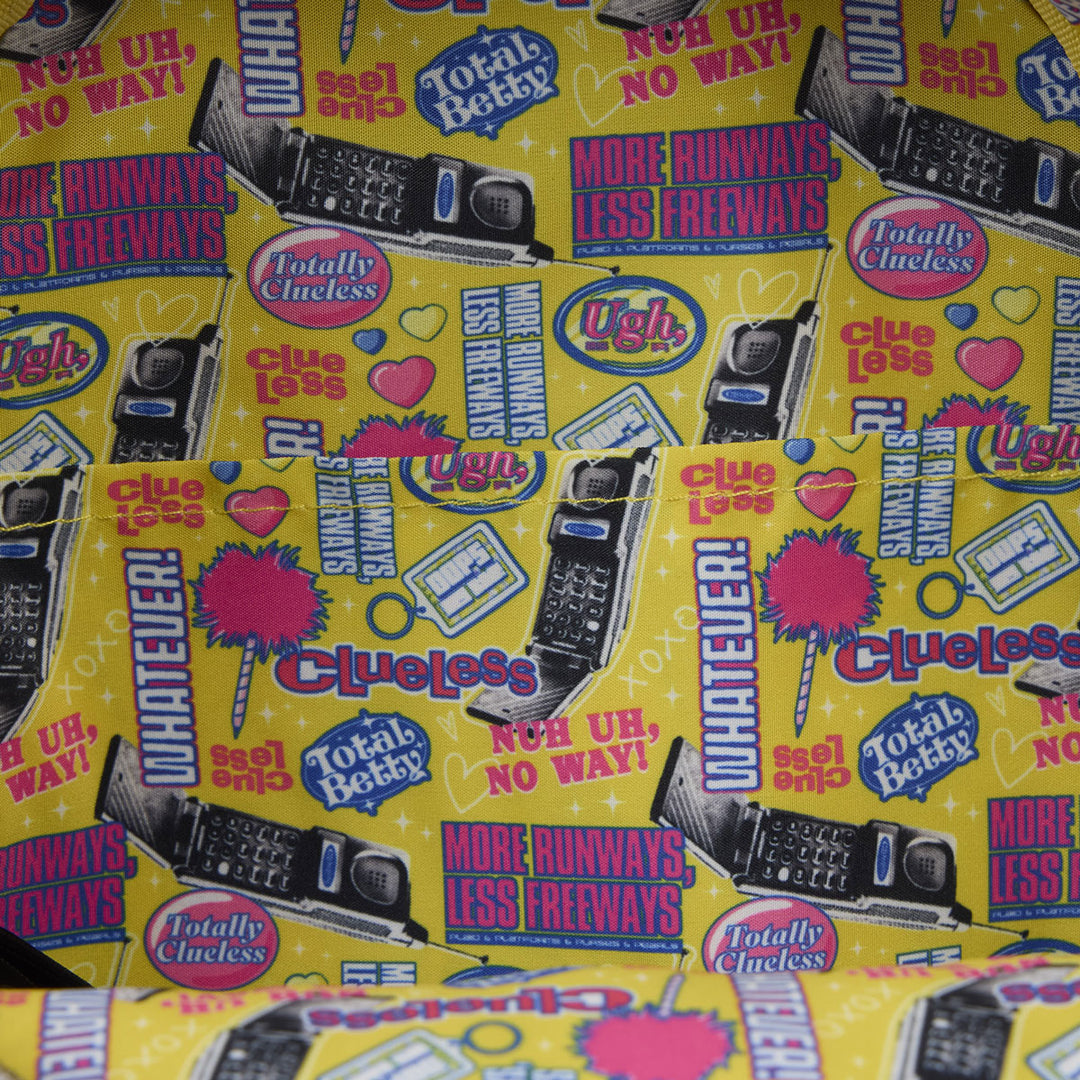 Loungefly Clueless Backpack In Black Red