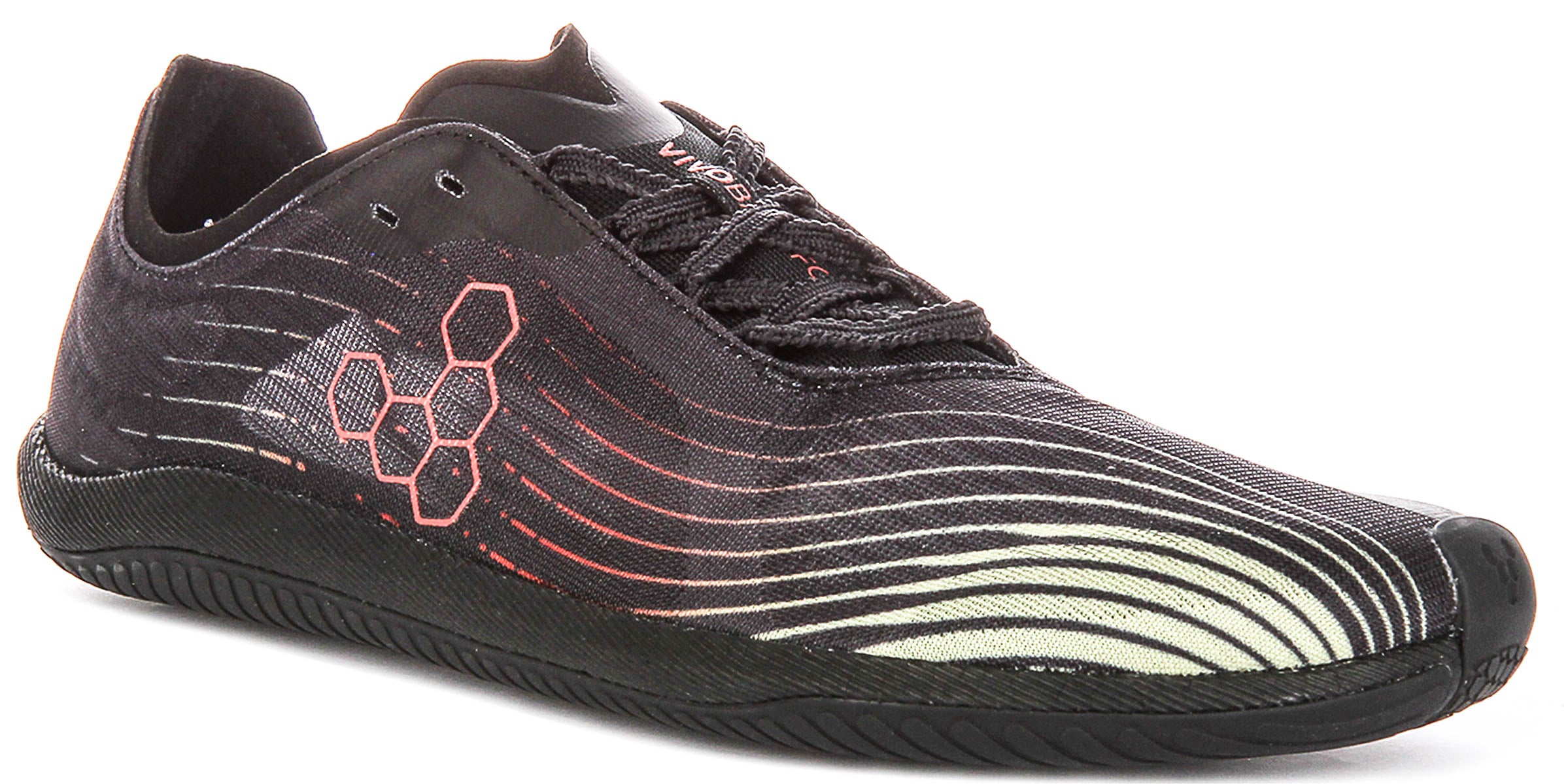 Vivobarefoot Primus Flow In Black Red For Men | Barefoot Trainers
