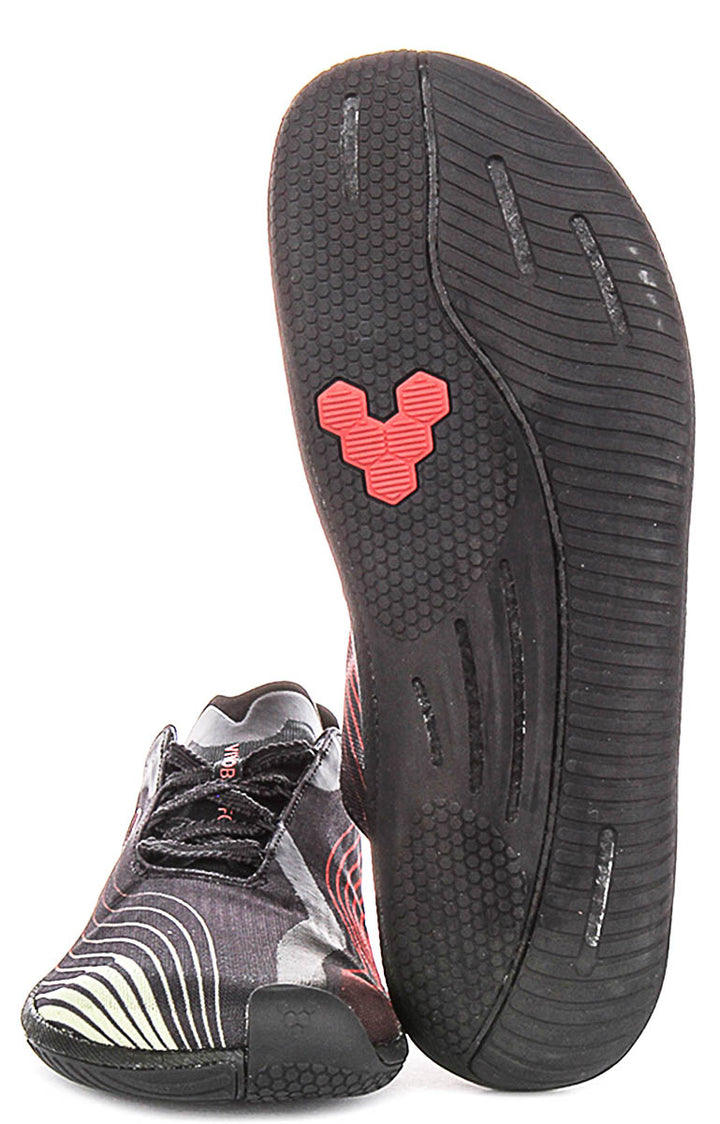 Vivobarefoot Primus Flow In Black Red For Men