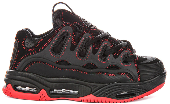 Osiris D3 2001 In Black Red For Women