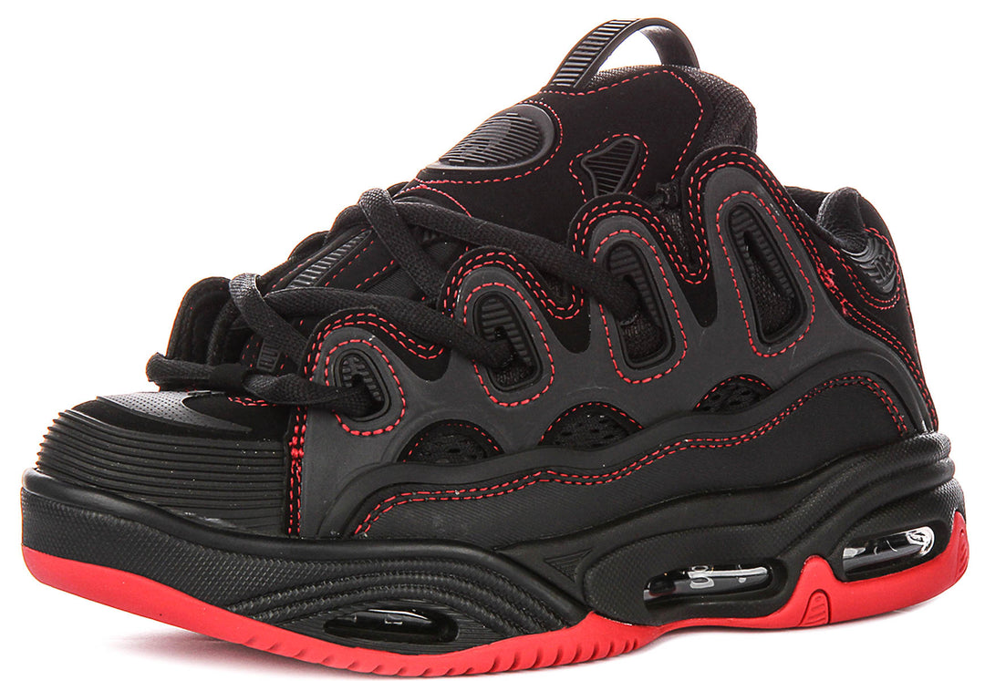 Osiris D3 2001 In Black Red For Women