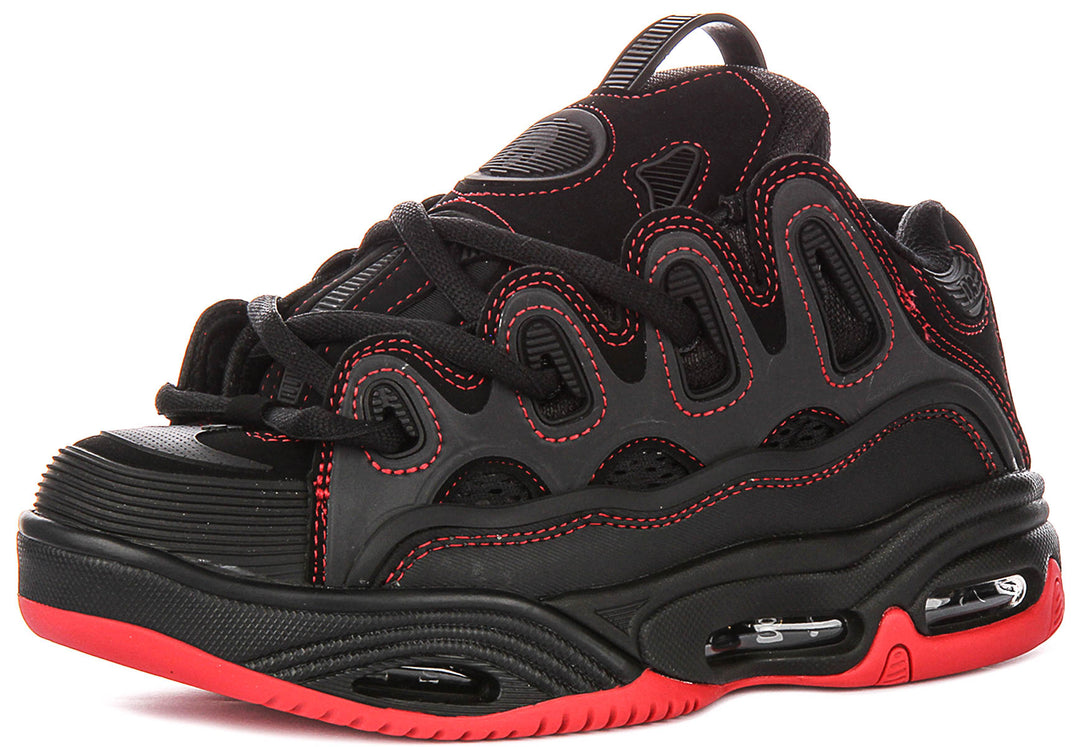 Osiris D3 2001 In Black Red For Men