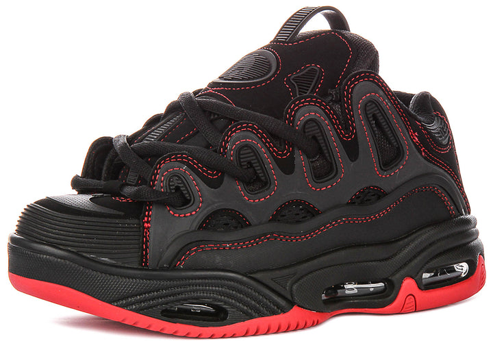Osiris D3 2001 In Black Red For Men