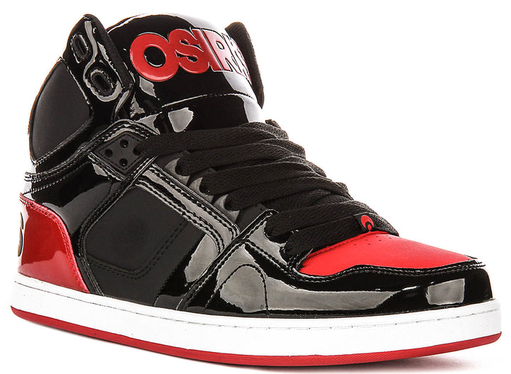 Osiris Nyc 83 Clk In Black Red For Men