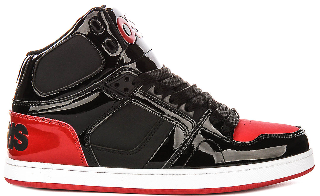 Osiris Nyc 83 Clk In Black Red For Men