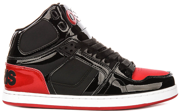 Osiris Nyc 83 Clk In Black Red For Men