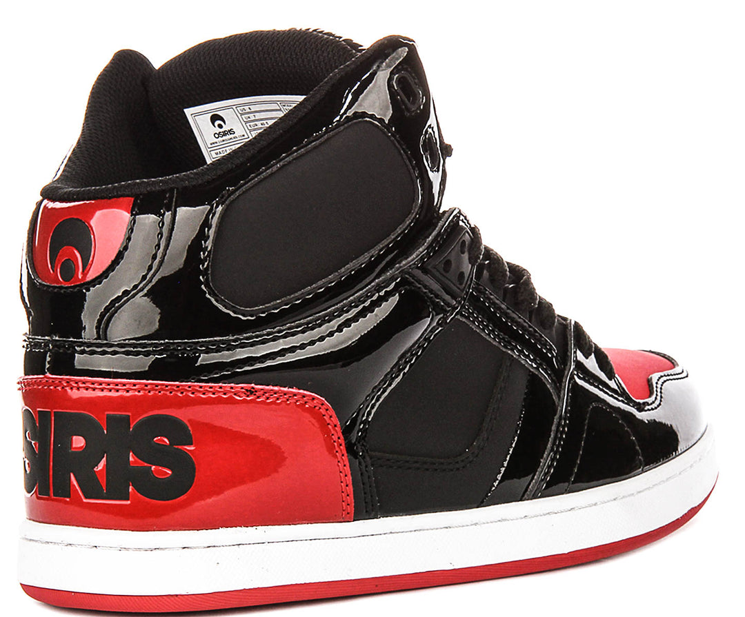 Osiris Nyc 83 Clk In Black Red For Men