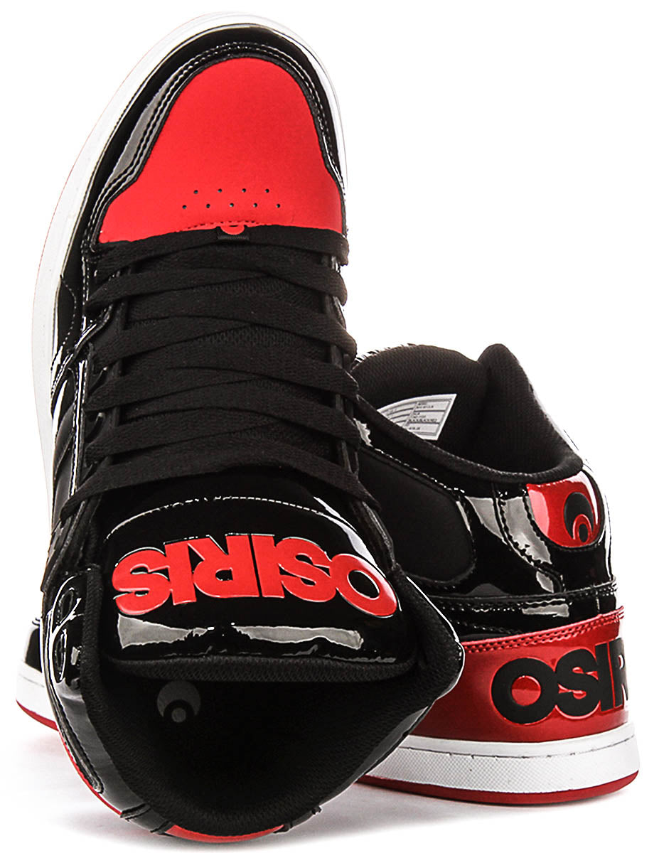 Osiris Nyc 83 Clk In Black Red For Men