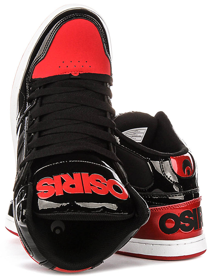Osiris Nyc 83 Clk In Black Red For Men