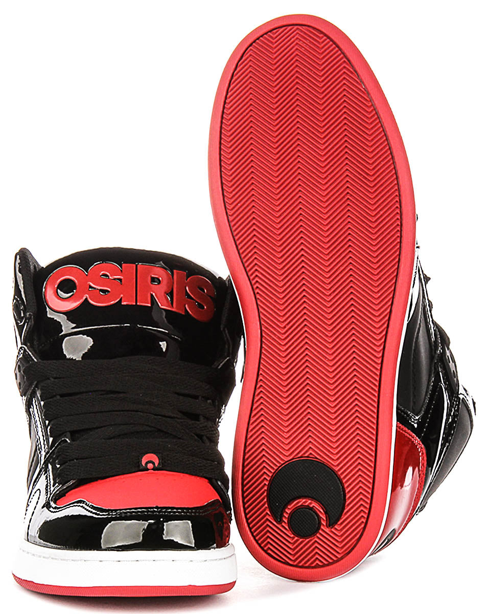 Osiris Nyc 83 Clk In Black Red For Men