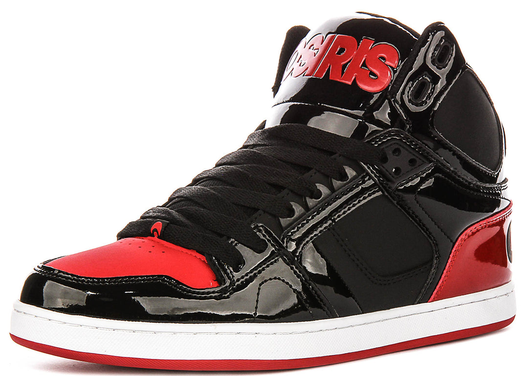 Osiris Nyc 83 Clk In Black Red For Men