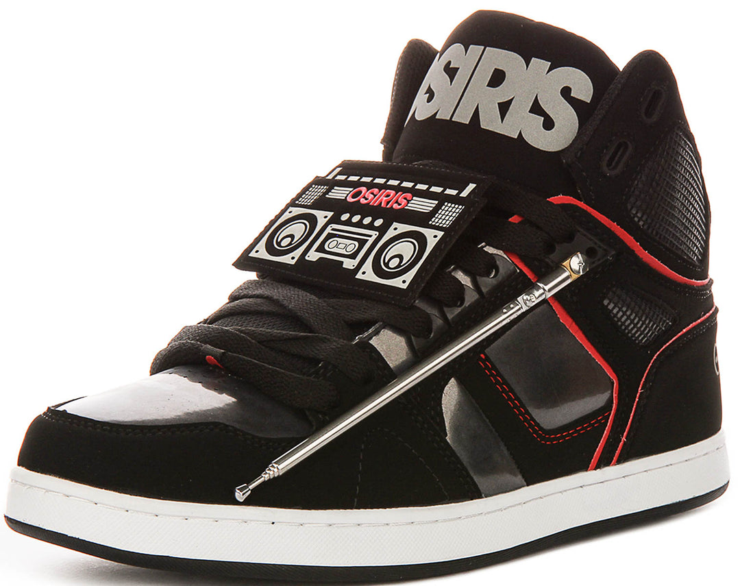 Osiris Nyc 83 Clk In Black Red For Men