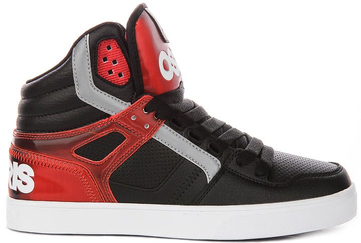 Osiris Clone In Black Red For Men
