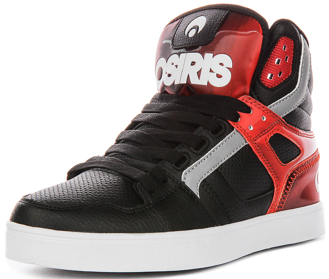 Osiris Clone In Black Red For Men