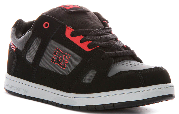 Dc Shoes Stag In Black Red For Youth