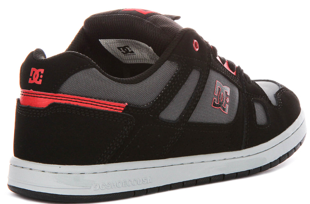 Dc Shoes Stag In Black Red For Youth