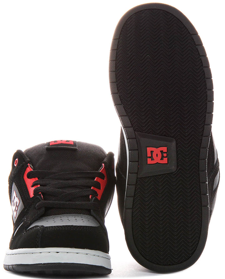 Dc Shoes Stag In Black Red For Youth
