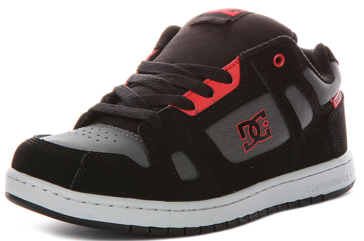 Dc Shoes Stag In Black Red For Youth