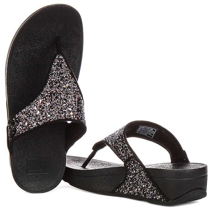 Fitflop Lulu Multi In Black Glitter For Women