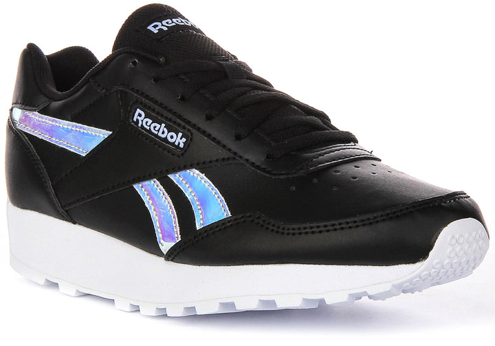 Reebok Rewind Run In Black Silver For Women